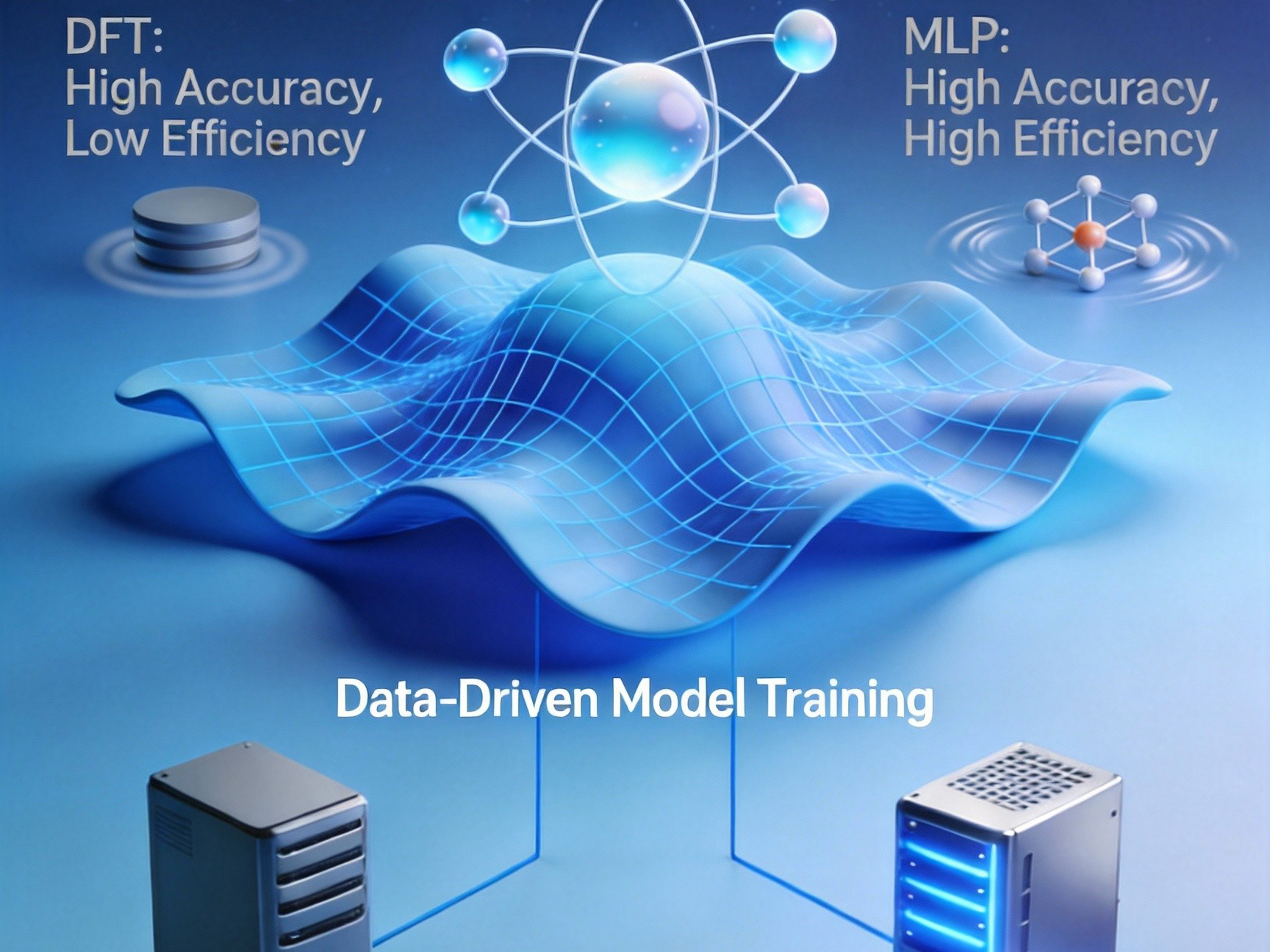 机器学习势函数示意图